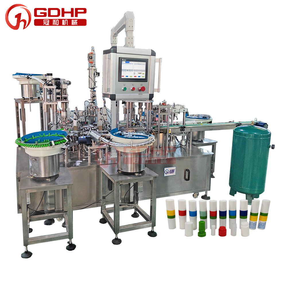 鼻吸管清凉油灌装旋盖一体机 鼻吸管清凉油灌装旋盖一体机