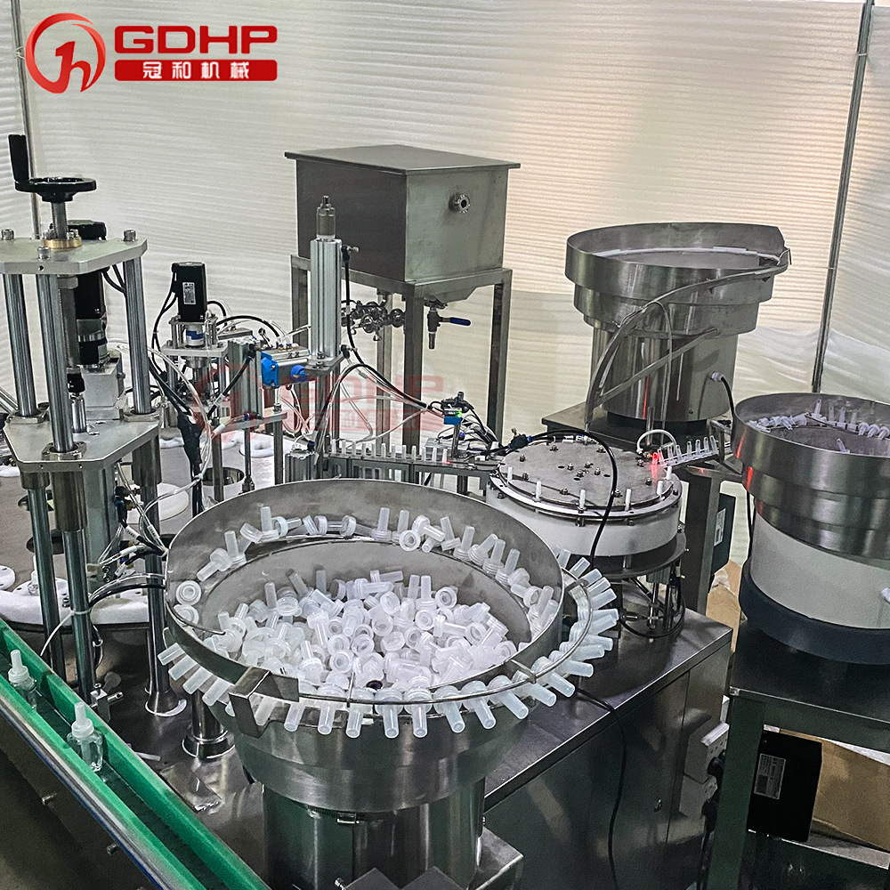 全自动灌装棉芯组裝压塞一体机-3